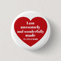 Positive Bible Verse Affirmation Red Heart Cute