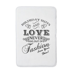Positive Body Image, Love Your Skin Bath Mat