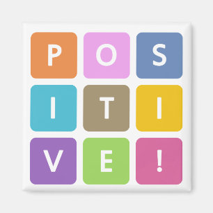 Positive Cubes Collection Magnet