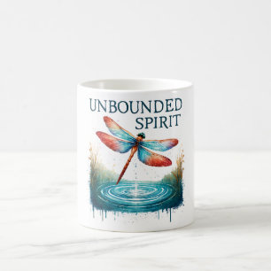 Positive Dragonfly Affirmation Coffee Mug