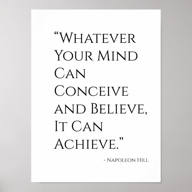 Positive Encouragement Poster (Front)