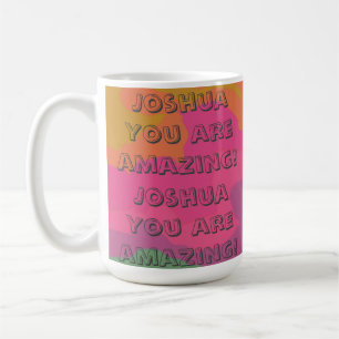 Positive Encouraging Arty Vibe Colourful Coffee Mug