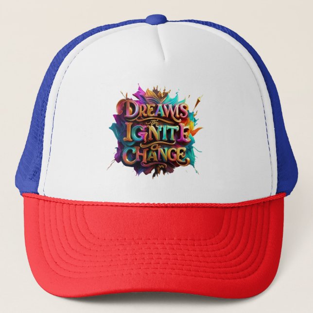 "Positive Energy Abounds" Trucker Hat (Front)