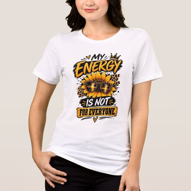 Positive Energy Artwork Tri-Blend Shirt (Front)
