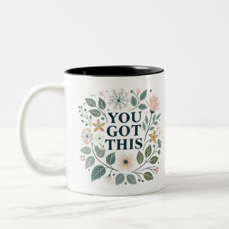 Positive Floral Mug