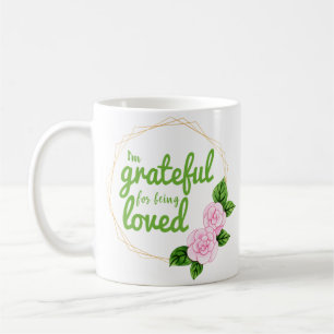 positive good vibes quotes for self acceptance coffee mug