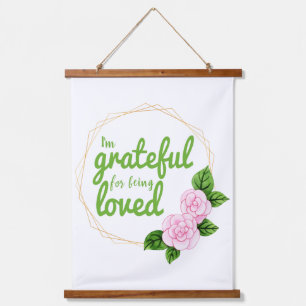 positive good vibes quotes for self acceptance hanging tapestry