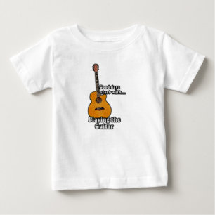 positive guitar quote for guitarists baby T-Shirt