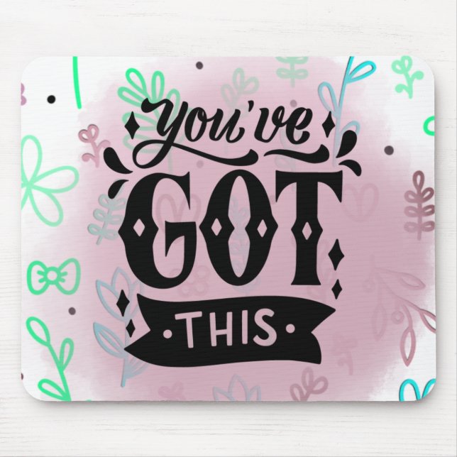 Positive inspiration mouse mat (Front)
