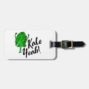 Positive Kale Pun - Kale Yeah! Luggage Tag