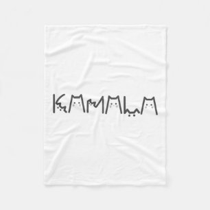 Positive Kamala Lettering For Kamala Harris 2024 Fleece Blanket