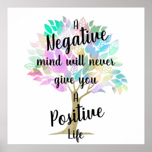 Positive Life Quote Poster