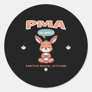 Positive Mental Attitude Kangaroo Sticker