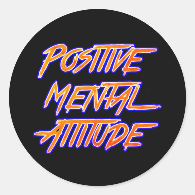 Positive Mental Attitude Sticker (Front)