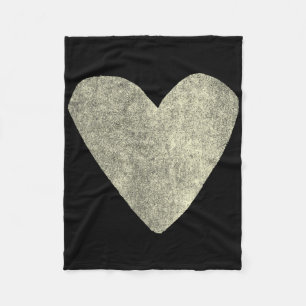 Positive Mental Health Awareness Colourful Heart C Fleece Blanket