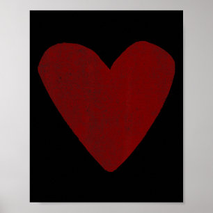 Positive Mental Health Awareness Colourful Heart M Poster