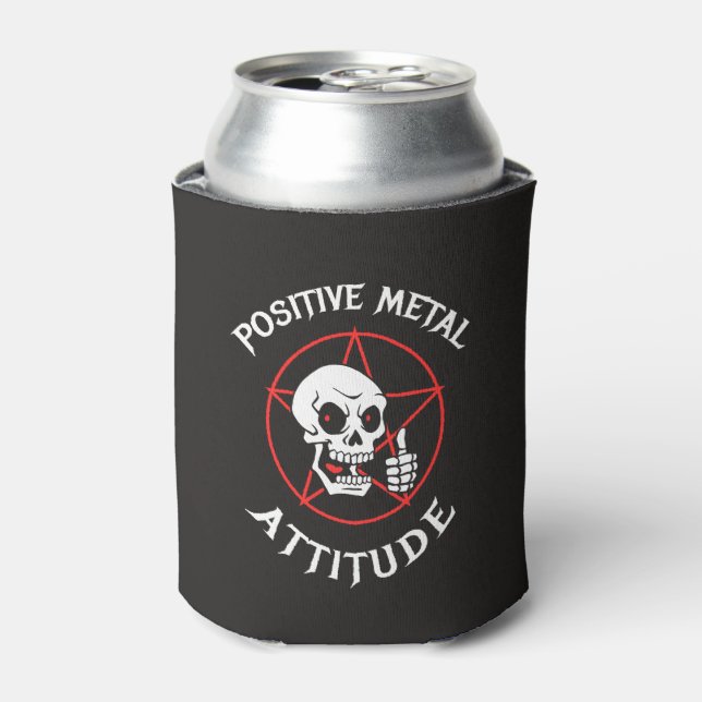 Positive Metal Attitude Can Cooler (Can Front)
