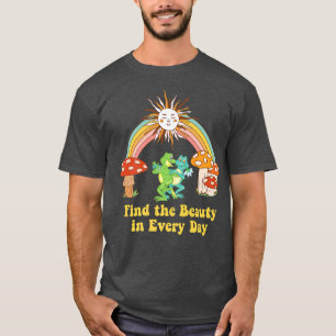 Positive Motivation Frog Cottage core Frogs Gift F T-Shirt