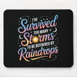 Positive Motivation Inspirational, I’ve Survived M Mouse Mat