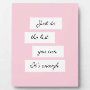 Positive Motivational Inspirational Thoughts Quote Plaque