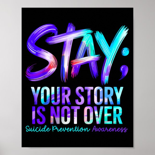 Positive Motivational Support Prevention Awareness Poster (Front)