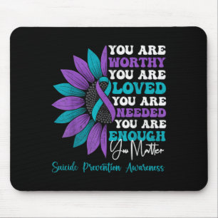 Positive Motivational Support Suicide Prevention A Mouse Mat