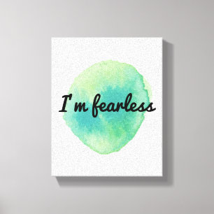 positive motivational vibes for self acceptance canvas print