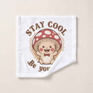Positive Mushroom Wash Cloth