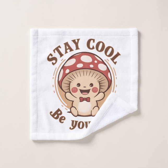 Positive Mushroom Wash Cloth (Wash Cloth)