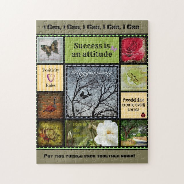 Positive n Uplifting Jigsaw Puzzle (Vertical)