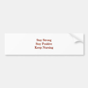 Positive Nurse Bumper Sticker