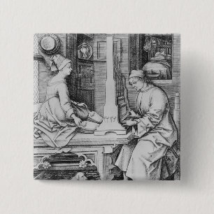 Positive Organ 15 Cm Square Badge