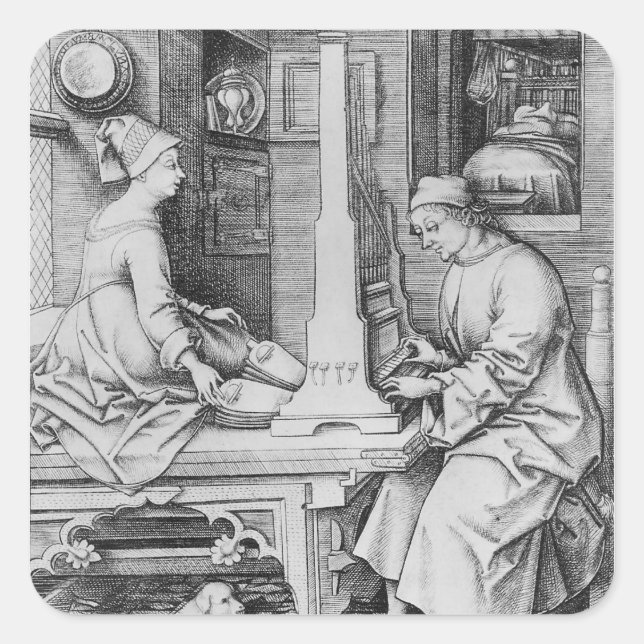 Positive Organ Square Sticker (Front)