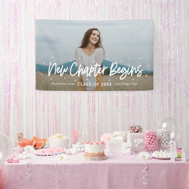 Positive Outlook EDITABLE COLOR Graduation Banner (Party)