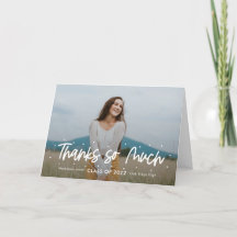 Positive Outlook Editable Colour Thank You Card