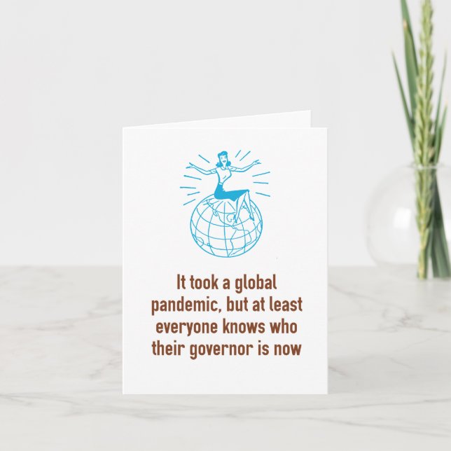 Positive Pandemic Greeting Card (Front)