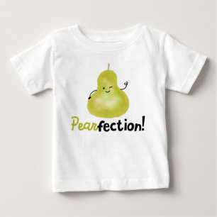 Positive Pear Pun - Pearfection Baby T-Shirt