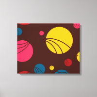 Positive, playful, happy, modern, cool circles art