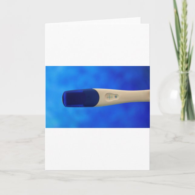 Positive Pregnancy Test Announcement (Front)