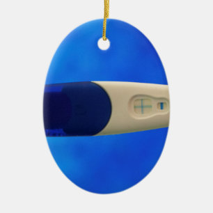 Positive Pregnancy Test Ceramic Tree Decoration
