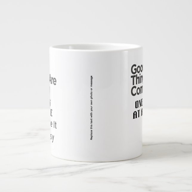 positive quote art large coffee mug (Front)