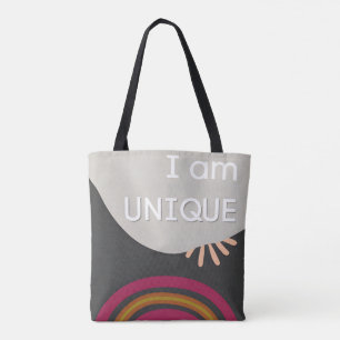 positive quote tote bag