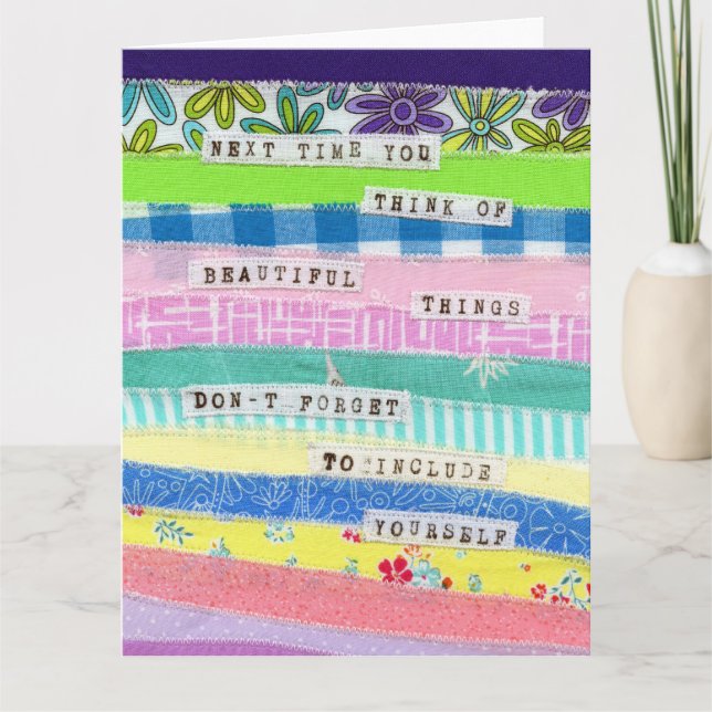Positive quotes card (Front)