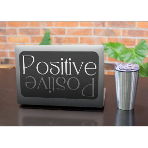 Positive Reflection Modern Design Square Sticker