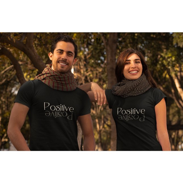 Positive Reflection Modern Design T-Shirt (Creator Uploaded)