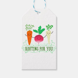 Positive Root Pun - Rooting for you Gift Tags
