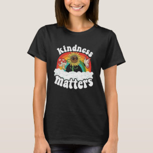 Positive Sped Teacher Anti Bullying Rainbow Kindne T-Shirt