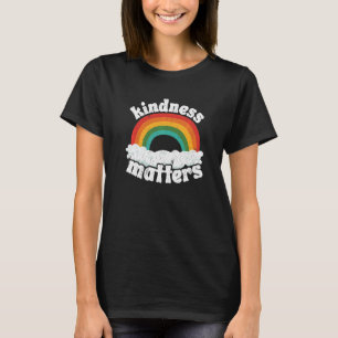 Positive Sped Teacher Anti Bullying Rainbow Kindne T-Shirt