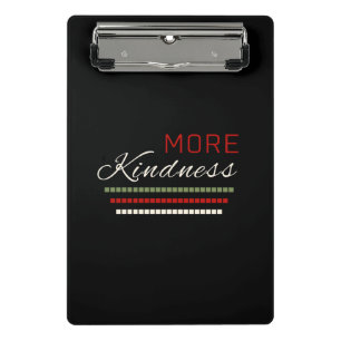 Positive text design mini clipboard