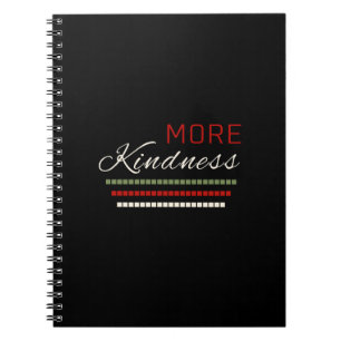Positive text design notebook